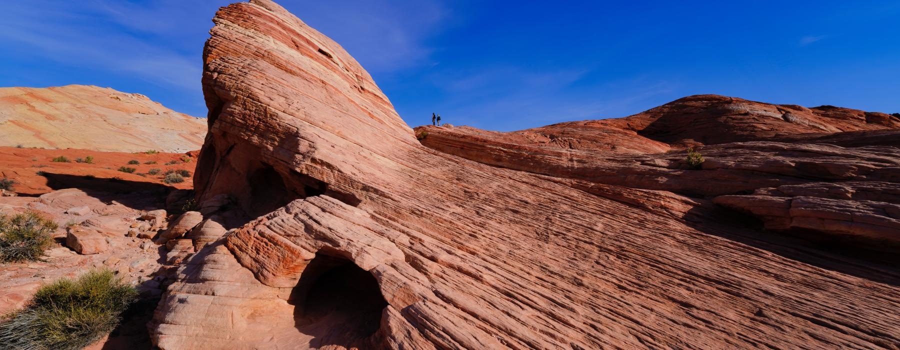 a large rock formation